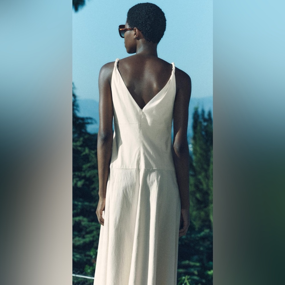 NWT ZARA MIDI STRAPPY DRESS - Picture 4 of 12